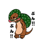 どろウソくん      文字有り(修正後)（個別スタンプ：1）