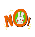 うさぎの毎日のあいさつ（個別スタンプ：15）