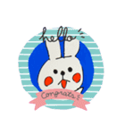 うさぎの毎日のあいさつ（個別スタンプ：16）