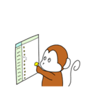 研究室サル (文字無しver.)（個別スタンプ：2）