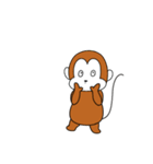 研究室サル (文字無しver.)（個別スタンプ：3）