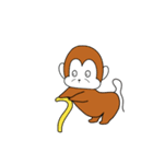 研究室サル (文字無しver.)（個別スタンプ：8）
