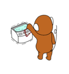 研究室サル (文字無しver.)（個別スタンプ：9）