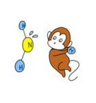 研究室サル (文字無しver.)（個別スタンプ：13）