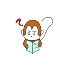 研究室サル (文字無しver.)（個別スタンプ：15）