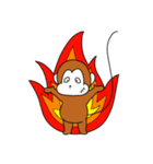 研究室サル (文字無しver.)（個別スタンプ：22）