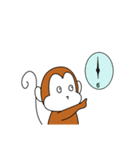 研究室サル (文字無しver.)（個別スタンプ：23）