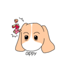 ビーグルのあっぴぃ（個別スタンプ：22）