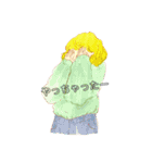 ibuの女の子スタンプ（個別スタンプ：2）