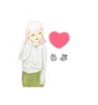 ibuの女の子スタンプ（個別スタンプ：37）