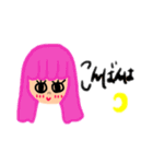 ゆる〜〜い指描きすたんぷ 女の子と男の子（個別スタンプ：15）