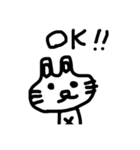 こにくたらしいうさぎ  にちじょうのまき（個別スタンプ：5）