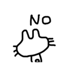 こにくたらしいうさぎ  にちじょうのまき（個別スタンプ：6）