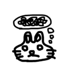 こにくたらしいうさぎ  にちじょうのまき（個別スタンプ：20）