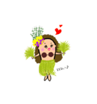 Hula cocoスタンプ 2（個別スタンプ：1）