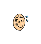 かおもじあいさつ（個別スタンプ：7）