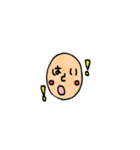 かおもじあいさつ（個別スタンプ：8）