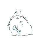 幸せなほこりいぬ（個別スタンプ：24）