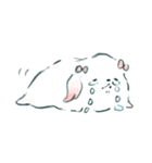 幸せなほこりいぬ（個別スタンプ：32）