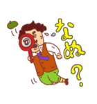 ソフトさんと ピー君と 探偵おじさん（個別スタンプ：8）