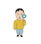 友達と一緒に（個別スタンプ：4）