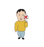 友達と一緒に（個別スタンプ：5）
