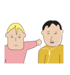 友達と一緒に（個別スタンプ：13）