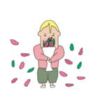 友達と一緒に（個別スタンプ：16）