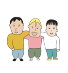 友達と一緒に（個別スタンプ：24）