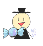 日常的にシルクハット先生（個別スタンプ：20）
