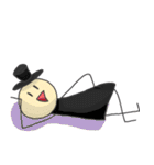 日常的にシルクハット先生（個別スタンプ：24）