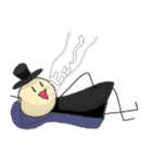 日常的にシルクハット先生（個別スタンプ：25）