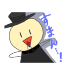 日常的にシルクハット先生（個別スタンプ：27）