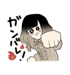 グラデ女子（個別スタンプ：3）