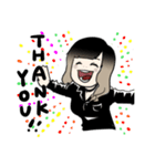 グラデ女子（個別スタンプ：11）