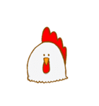 肥えたひよこのスタンプ（個別スタンプ：6）