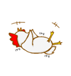 肥えたひよこのスタンプ（個別スタンプ：24）