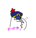 めがねとにわとり（個別スタンプ：22）