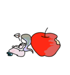 ハートloveの女の子（個別スタンプ：1）