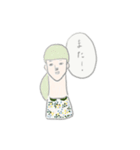 無表情な女子（個別スタンプ：19）