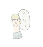 無表情な女子（個別スタンプ：38）