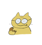 めがねのねこ（個別スタンプ：2）