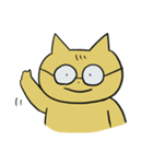 めがねのねこ（個別スタンプ：16）