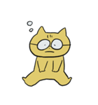 めがねのねこ（個別スタンプ：21）