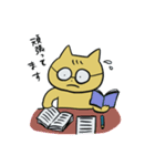 めがねのねこ（個別スタンプ：24）