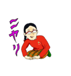 メガネをかけたおさげのあの子（個別スタンプ：20）