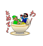 メガネをかけたおさげのあの子（個別スタンプ：28）