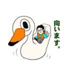 メガネをかけたおさげのあの子（個別スタンプ：32）