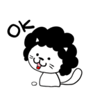 パーマ猫（個別スタンプ：1）