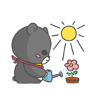 一匹の小さな黒くま（個別スタンプ：15）
